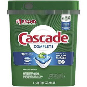 Cascade Complete Actionpacs with Dawn, Fresh Scent, 90 ct