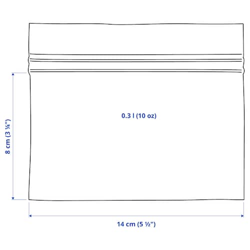 ISTAD Mini Bags, 10 oz, 25ct