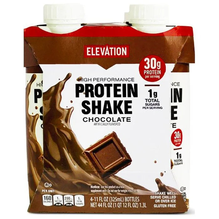 Elevation Protein Shake Chocolate, 4pk