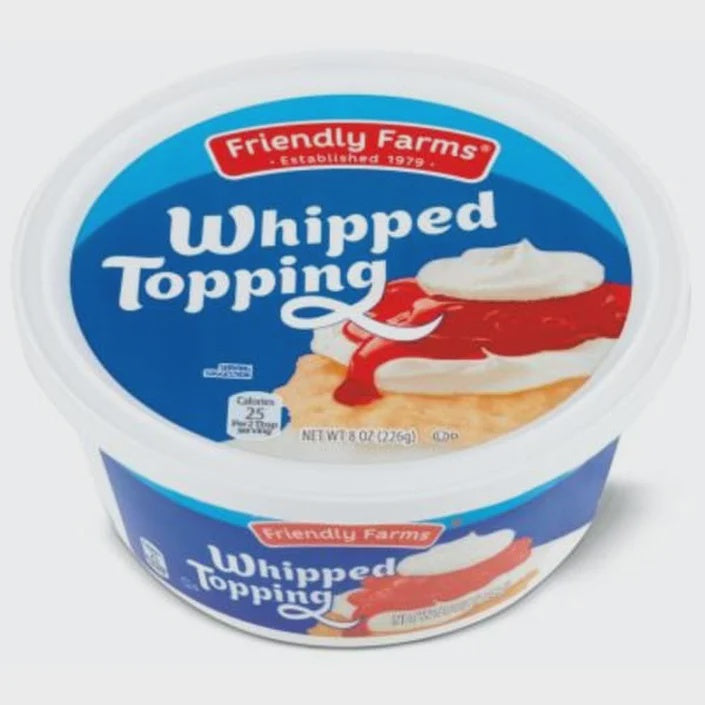 Friendly Farms Whipped Topping, 8oz