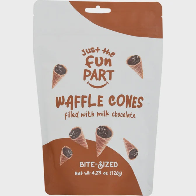 Just the fun Part, Waffle Cones, Bite Size, 4.23oz