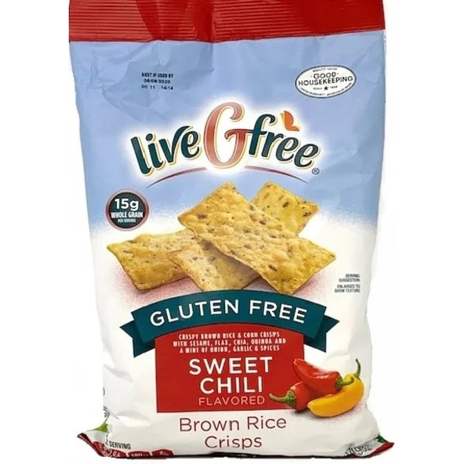 LiveGFree Sweet Chili Brown Rice Crisps
