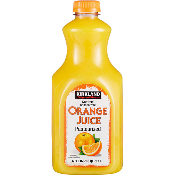Kirkland Orange Juice not from concentrate